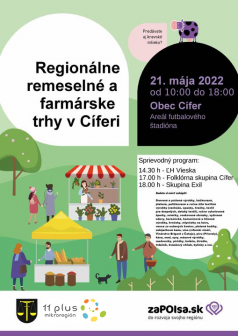 Regionálne remeselné a farmárske trhy v Cíferi 21.5.2022  1